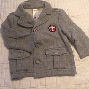 Button down sweatshirt material